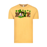 Vintage Mustard st patricks love heifer Vintage Tee - Artiststas