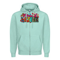 Seafoam proud latina Zipper Hoodie - Zillion Design Studio
