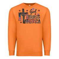 Carrot god bless america Premium Sweatshirt - CowhideDigitalArt