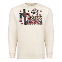 Sandshell god bless america Premium Sweatshirt - CowhideDigitalArt