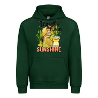Forest Green tequila lime sunshine Urban Hoodie - MaliasSmallBusiness