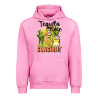 Fuchsia Pink tequila lime sunshine Urban Hoodie - MaliasSmallBusiness