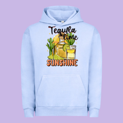 Tequila Lime Sunshine Urban Hoodie Designed By Maliassmallbusiness