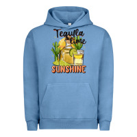 Pigment Pebble Blue tequila lime sunshine Urban Hoodie - MaliasSmallBusiness