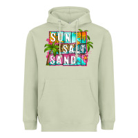 Matcha sun salt sand summer Heavyweight Hoodie - Zillion Design Studio