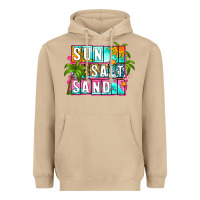 Mushroom sun salt sand summer Heavyweight Hoodie - Zillion Design Studio