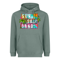 Sage sun salt sand summer Heavyweight Hoodie - Zillion Design Studio