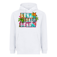 White sun salt sand summer Heavyweight Hoodie - Zillion Design Studio