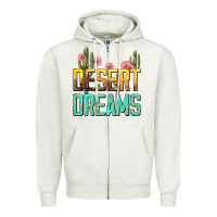 Oatmeal Heather desert dreams tbw Zipper Hoodie - texasbilliewilder
