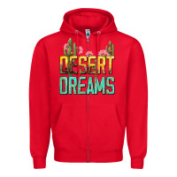 Red desert dreams tbw Zipper Hoodie - texasbilliewilder