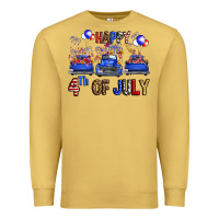 Antique Gold western hello fourth of july trucks Premium Sweatshirt - FaDigitalArtStudio