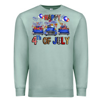 Seafoam western hello fourth of july trucks Premium Sweatshirt - FaDigitalArtStudio