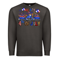 Smoke western hello fourth of july trucks Premium Sweatshirt - FaDigitalArtStudio