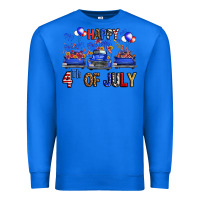 True Royal western hello fourth of july trucks Premium Sweatshirt - FaDigitalArtStudio