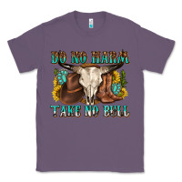 Lavender do no harm take no bull western Classic Tee - texasbilliewilder