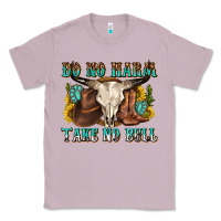 Lilac do no harm take no bull western Classic Tee - texasbilliewilder