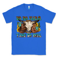 True Royal do no harm take no bull western Classic Tee - texasbilliewilder