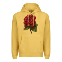 Antique Gold Oklahoma Rose Illustrations Premium Hoodie - LillyAllenDesigns