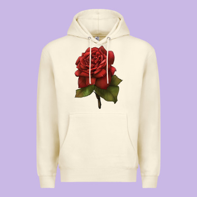 Oklahoma Rose Illustrations Premium Hoodie Designed By Lillyallendesigns