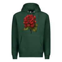Sports Green Oklahoma Rose Illustrations Premium Hoodie - LillyAllenDesigns