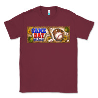 Burgundy game day vibes Classic Tee - BundleAndBundleShop