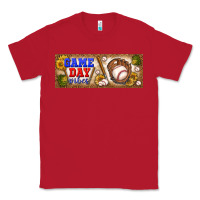 Red game day vibes Classic Tee - BundleAndBundleShop