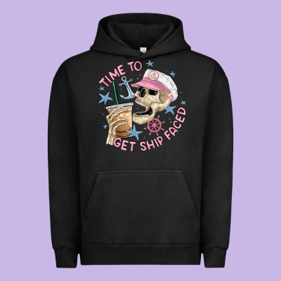Time To Get Ship Faced Urban Hoodie Designed By Maliassmallbusiness