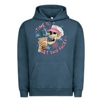 Pigment Midnight Navy time to get ship faced Urban Hoodie - MaliasSmallBusiness
