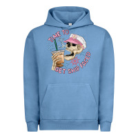 Pigment Pebble Blue time to get ship faced Urban Hoodie - MaliasSmallBusiness