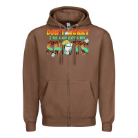 Chestnut dont worry ive had both my shots Zipper Hoodie - texasbilliewilder