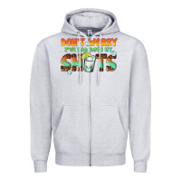 Heather Grey dont worry ive had both my shots Zipper Hoodie - texasbilliewilder