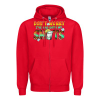 Red dont worry ive had both my shots Zipper Hoodie - texasbilliewilder