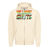 Sandshell dont worry ive had both my shots Zipper Hoodie - texasbilliewilder