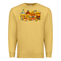 Antique Gold bee drink Premium Sweatshirt - RacoonDesign