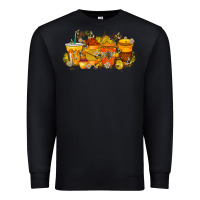 Black bee drink Premium Sweatshirt - RacoonDesign