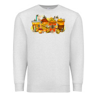 Oatmeal Heather bee drink Premium Sweatshirt - RacoonDesign