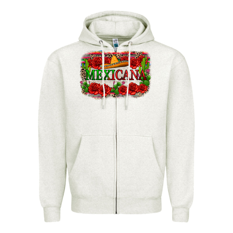 Mexicana Zipper Hoodie by Zillion Design Studio | Teevron