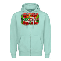 Seafoam mexicana Zipper Hoodie - Zillion Design Studio