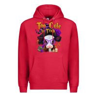 Cardinal too cute to trick halloween baby calf Premium Hoodie - Jasminsmagicworld