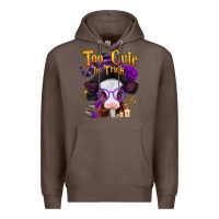 Coffee too cute to trick halloween baby calf Premium Hoodie - Jasminsmagicworld