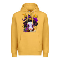 Mustard too cute to trick halloween baby calf Premium Hoodie - Jasminsmagicworld
