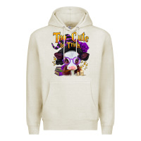 Oatmeal Heather too cute to trick halloween baby calf Premium Hoodie - Jasminsmagicworld