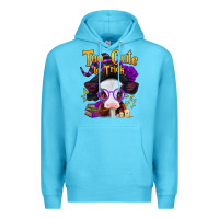 Ocean Blue too cute to trick halloween baby calf Premium Hoodie - Jasminsmagicworld