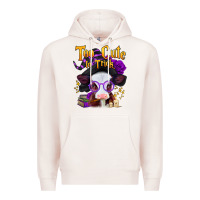 Pale Pink too cute to trick halloween baby calf Premium Hoodie - Jasminsmagicworld