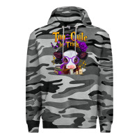 Slate Camo too cute to trick halloween baby calf Premium Hoodie - Jasminsmagicworld