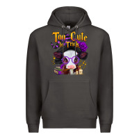 Smoke too cute to trick halloween baby calf Premium Hoodie - Jasminsmagicworld