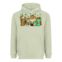 Matcha sunflowers coffee cups Heavyweight Hoodie - Zillion Design Studio