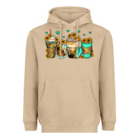 Mushroom sunflowers coffee cups Heavyweight Hoodie - Zillion Design Studio