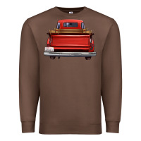Chestnut western red truck back view Premium Sweatshirt - FaDigitalArtStudio