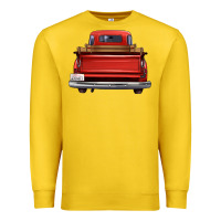 Lemon western red truck back view Premium Sweatshirt - FaDigitalArtStudio